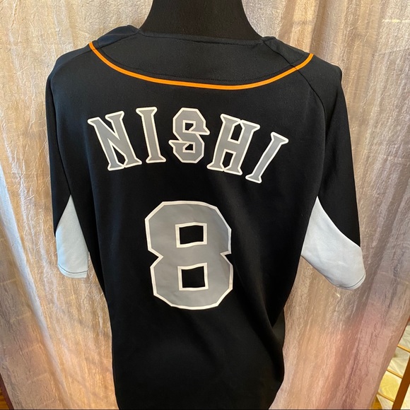 ☘️ free Adidas Giants Nishi baseball Jersey - Picture 3 of 5